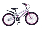 Велосипед Veltory (20-901V) белый/розовый